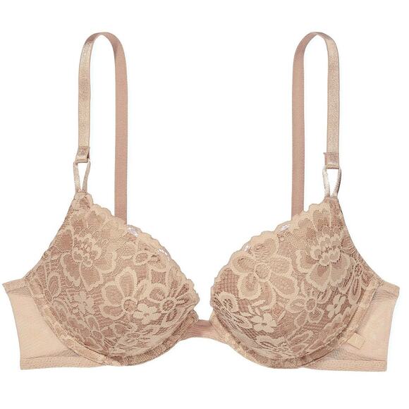 NWOT VICTORIA'S SECRET Sexy Tee Lacie Push-Up Bra Praline / Tan Size 34C - Picture 1 of 6